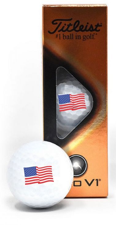 Flag Golf Balls Titleist ProV1 main image